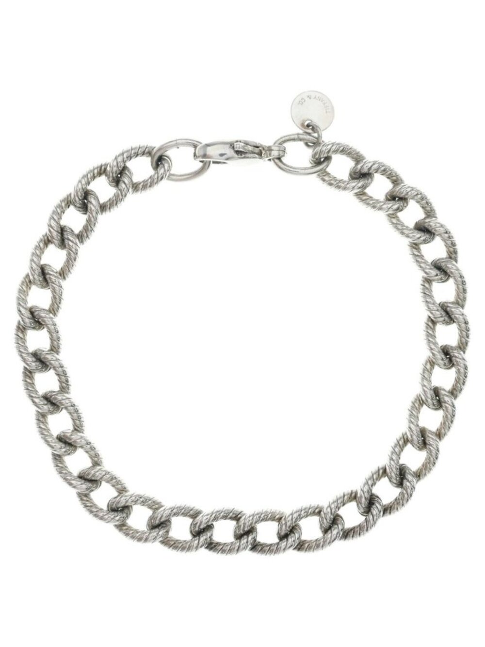 Tiffany & Co Twisted Chain Bracelet Silver